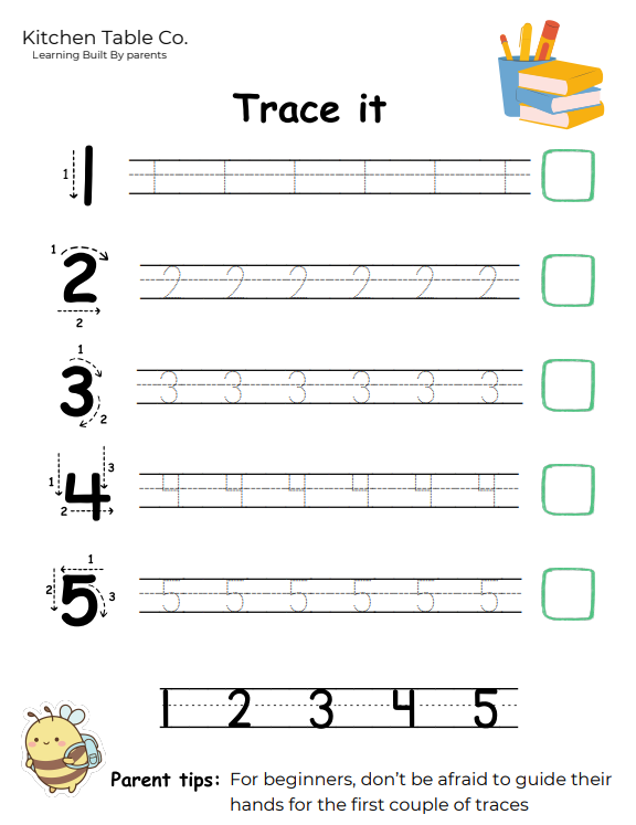 Kitchen Table Co.& Numbers & Math Pack