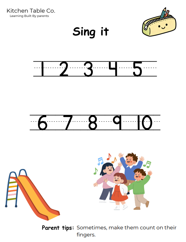 Kitchen Table Co.& Numbers & Math Pack