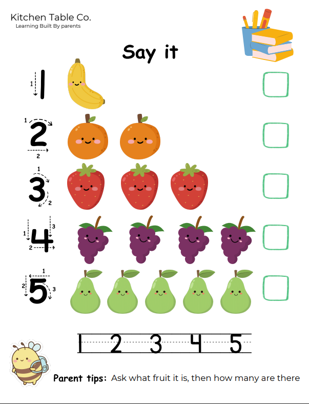 Kitchen Table Co.& Numbers & Math Pack